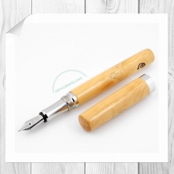 Penna stilografica in legno di bosso