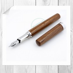 Black Walnut fountain pen Corfino