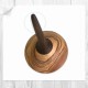 Black walnut and Olive wood spinning top