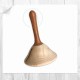 Ash and Red Larch wood spinning top
