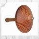 Almond and red Larch spinning top