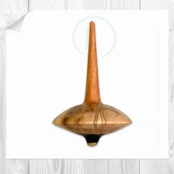 Olive, Almond, Ebony spinning top